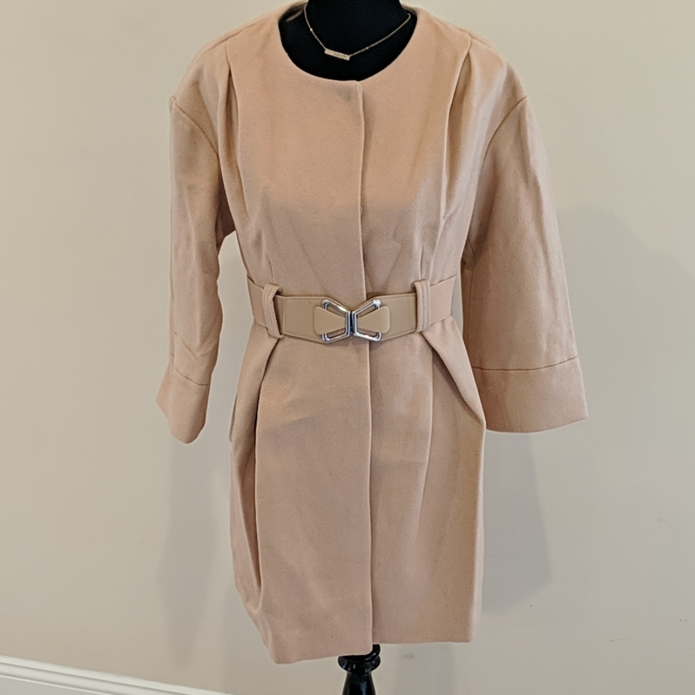 Vero Moda cream jacket with belt